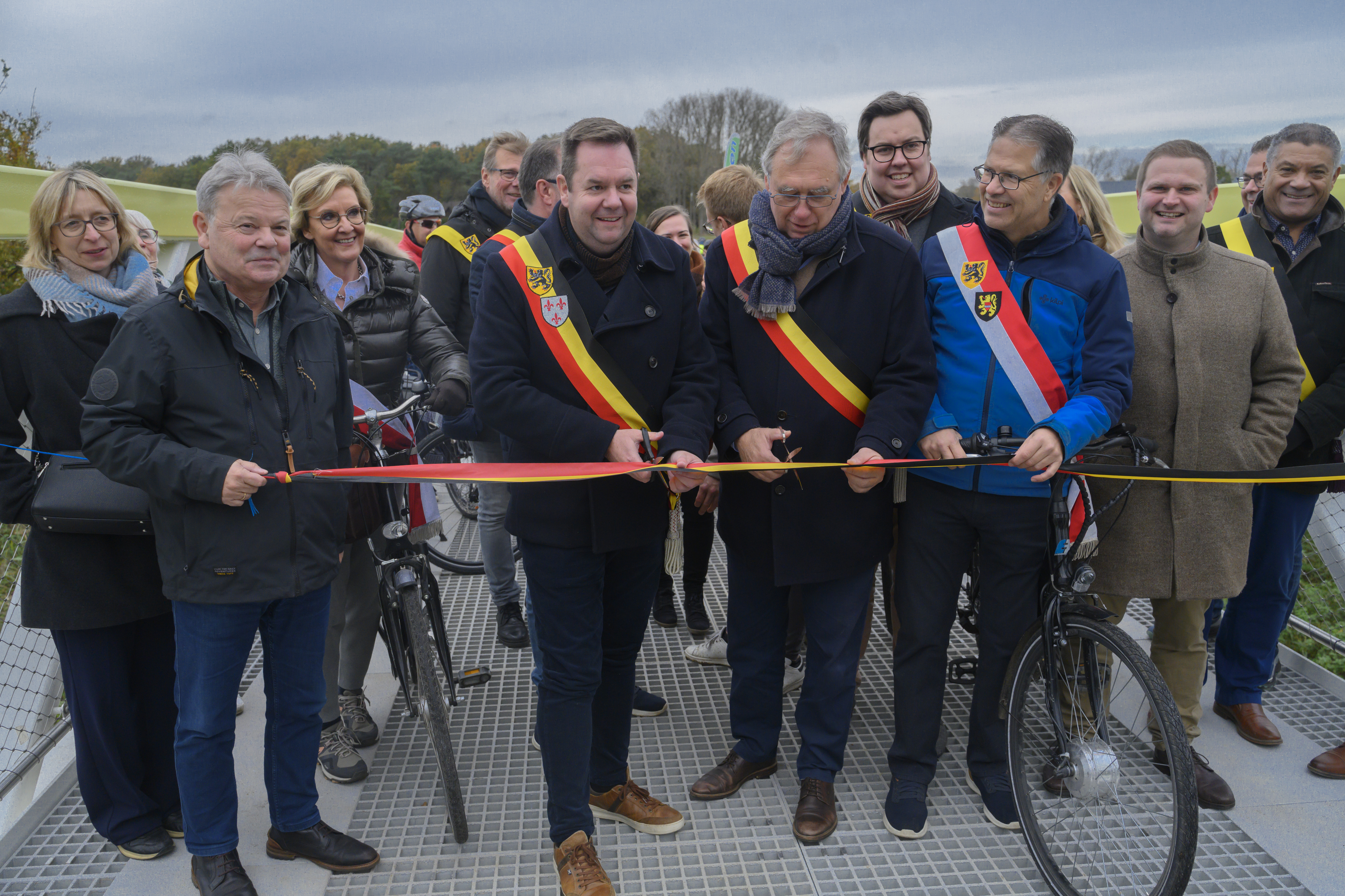 Officiële opening Wittegoudbrug, ©Erik Van Eycken